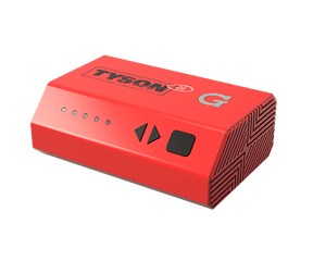 Tyson 2.0 x G Pen Hyer Battery in Red - Front View with LED Indicators