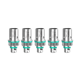 Aspire BVC Coils 5-Pack front view, compatible with multiple devices, 1.6Ω & 1.8Ω options