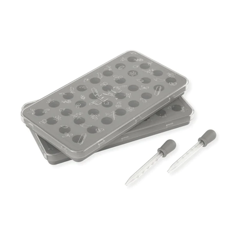 LEVO Silicone Mold for Gummies with Power Pod Accessories, angled view on white background