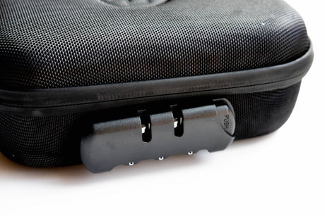 Close-up of The Very Happy Kit by Happy Kit, durable zipper case for travel