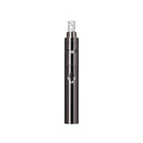 VLAB VLEX Vape Pen Kit - Sleek Black, Portable Design with Clear Mouthpiece - Front View