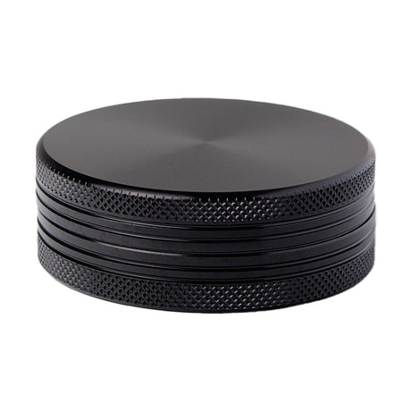 Medusa Customs Flat Grinder in black with textured grip - Top View