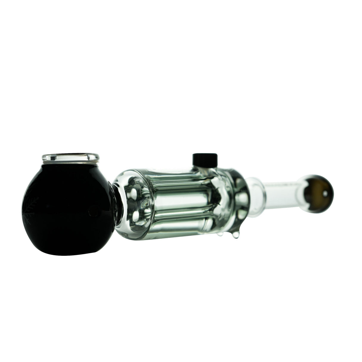Freeze Pipe Revolver with six-chamber design, side view on white background, ideal for smooth hits