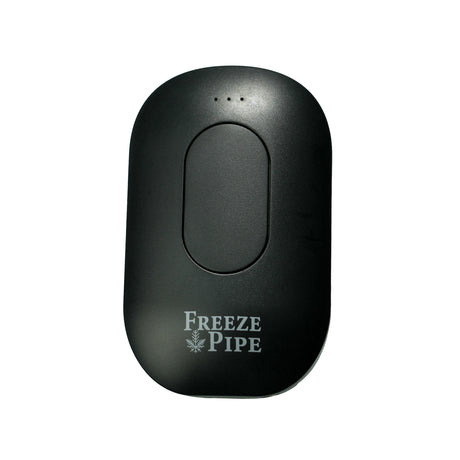 Freeze Pipe Vape Pen - Portable Black Vape with Logo - Top View
