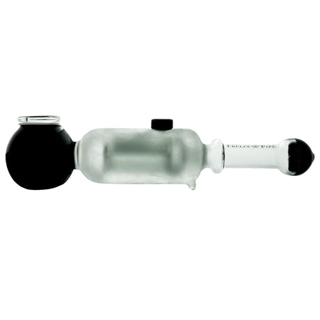 Freeze Pipe Revolver with glycerin chamber and rotating bowl - side view on white