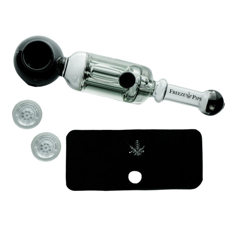 Freeze Pipe Revolver with interchangeable bowls on white background