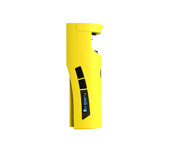 Lemonnade X G Pen Roam Portable E-Rig Vaporizer - Sleek Yellow Design, Side View