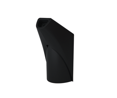 Lemonnade X G Pen Roam portable e-rig vaporizer, sleek black design, side view on white background