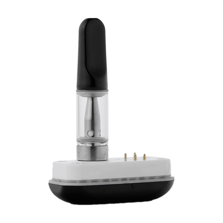 Cartisan Veil Bar Pro vaporizer side view, portable e-rig with ceramic insert for dabbing