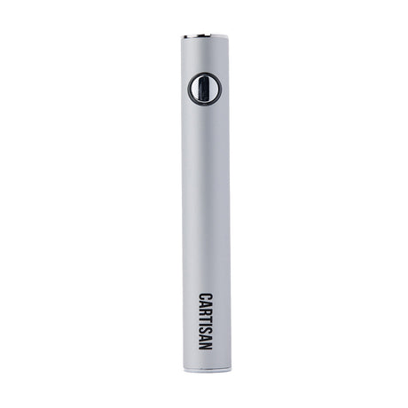 Cartisan Button VV 900 Vaporizer in Silver with USB-C port - Front View