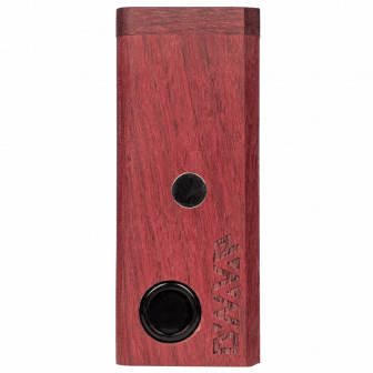 DynaStash XL ER in Purpleheart by DynaVap - Front View with Engraved Logo