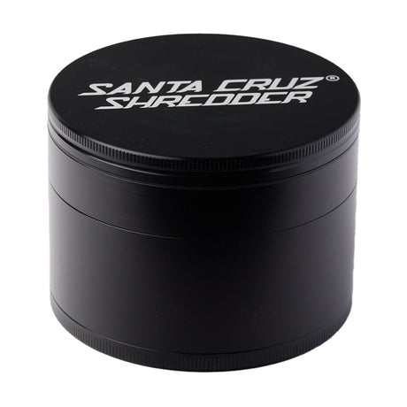 Santa Cruz Shredder Jumbo 4 Piece Grinder in Black - Top View