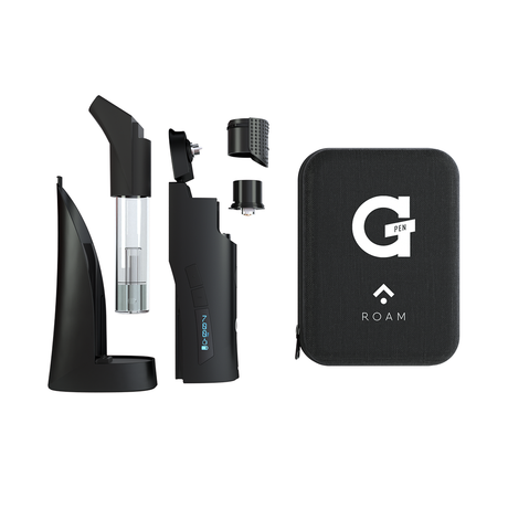 Grenco Science GPEN Roam Vaporizer kit with accessories and carrying case