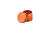 Aerospaced by Higher Standards 4-Piece Grinder in Orange, 1.6" Compact Design, Side View on White Background