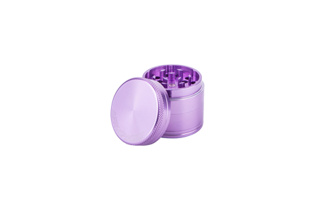 Aerospaced by Higher Standards 4-Piece Aluminum Grinder in Purple, Compact Design, for Dry Herbs