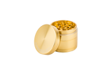 Aerospaced by Higher Standards 4-Piece Grinder in Gold, Compact Aluminum Design, 1.6" Size