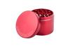 Aerospaced by Higher Standards red 4-piece aluminum grinder, 2.0" size, compact and portable design