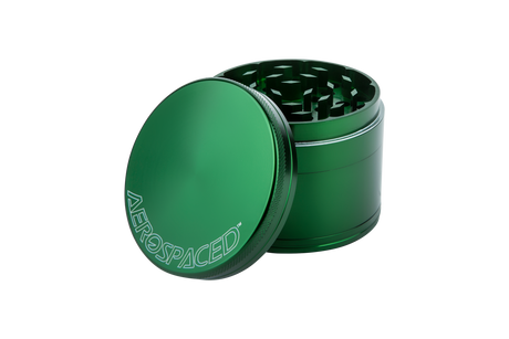 Aerospaced by Higher Standards 4-Piece Grinder in Green - 2.0" Compact Design