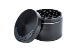 Aerospaced by Higher Standards 4-Piece Aluminum Grinder, 2.5", Compact Design, in Black