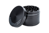 Aerospaced by Higher Standards 4-Piece Aluminum Grinder, 2.5", Compact Design, in Black
