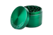 Aerospaced by Higher Standards 4-Piece Aluminum Grinder in Green, 2.5" Diameter, Isolated on White