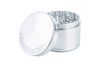 Aerospaced by Higher Standards 4-Piece Aluminum Grinder, 2.5" Silver, Compact Design
