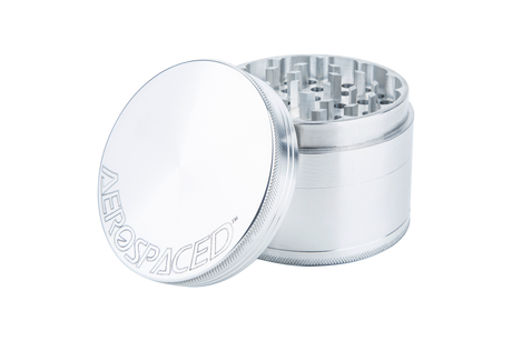 Aerospaced by Higher Standards 2.5" Aluminum 4-Piece Grinder, Compact for Travel