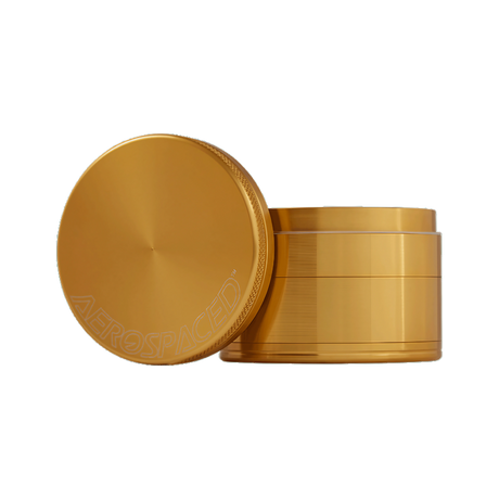 Higher Standards Aerospaced 4-Piece Aluminum Grinder, 2.5", Compact & Portable