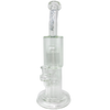 AFM Double Cosmos Rig 12" with Percolator, Front View on Seamless White Background