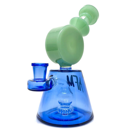 AFM - Falcon Rig with Showerhead/UFO Percolator, 14mm Joint - Side View