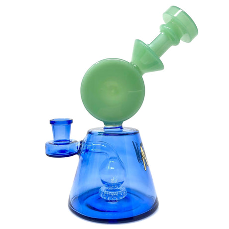 AFM Falcon Rig with Showerhead/UFO Percolator, 7.5" Height, and 14mm Joint - Front View