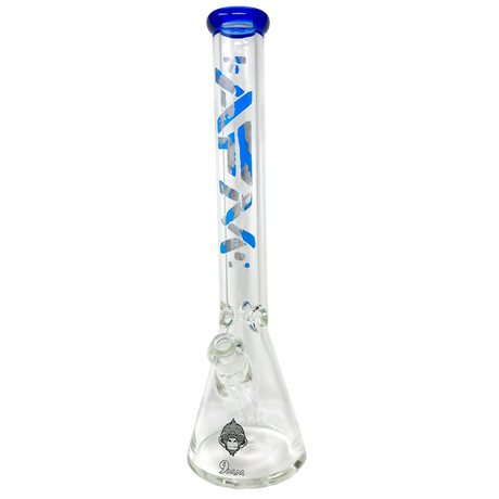 AFM Glass Beaker Bong 18" 9mm with Heavy Wall, Front View on White Background
