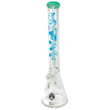 AFM Glass Beaker Bong 18" 9mm Thick Borosilicate with Deep Bowl - Front View