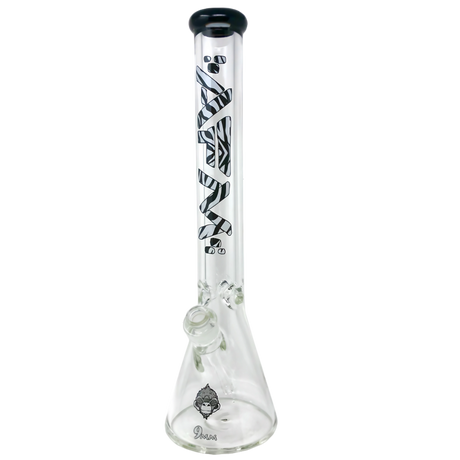 AFM Glass - Beaker 18" 9mm Thick Borosilicate Glass Bong - Front View with Deep Bowl