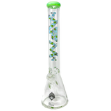 AFM Glass - 18" Beaker Bong 9mm Thick Borosilicate with Deep Bowl - Front View