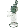 AFM Glass - Honey Bowl Recycler 9.5" Dab Rig with Honeycomb Percolator and 14mm Joint