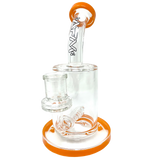 AFM Glass Inline Matrix Rig 7.5" Side View on Seamless White Background