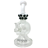 AFM Glass - The Crown Rig 9" with Showerhead Percolator and Banger Hanger - Front View