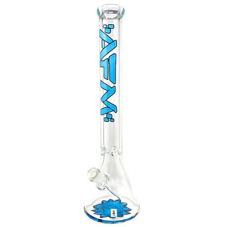 AFM Glass - The Flower Monkey 9mm Heavy Wall Beaker Bong - 18" Front View