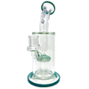 AFM Glass - The Groovy 10 Arm Dab Rig - 9" with Hammer Head Percolator - Front View