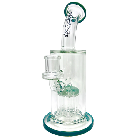 AFM Glass - The Groovy 10 Arm Dab Rig - 9" with Hammer Head Percolator - Front View