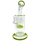 AFM Glass - The Groovy 10 Arm Dab Rig in Assorted Colors with Hammer Head Percolator