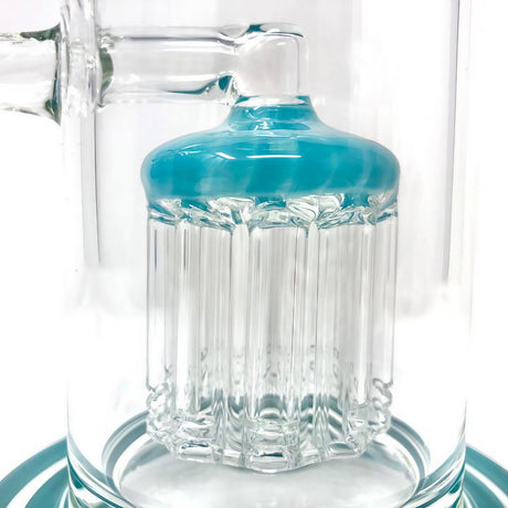 AFM Glass - The Groovy 10 Arm Percolator - 9" Dab Rig with Hammer Head Percolator, Close-up View