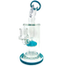 AFM Glass - The Groovy 10 Arm 9" Dab Rig with Hammer Head Percolator, Front View on White Background