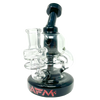 AFM Glass - The Octopus Recycler Dab Rig with Hole Diffuser and 14mm Joint - Front View