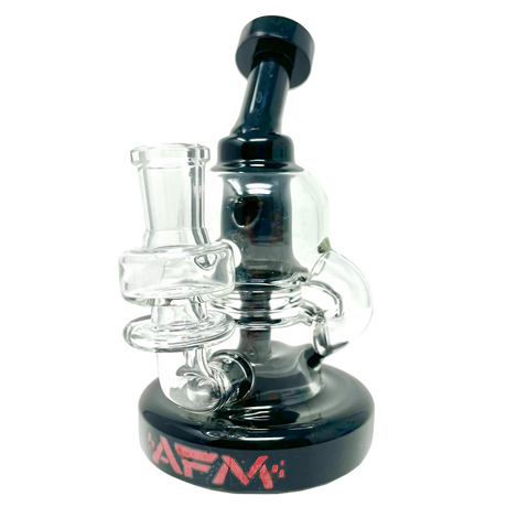 AFM Glass - The Octopus Recycler Dab Rig with Hole Diffuser and 14mm Joint - Front View