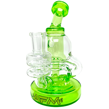 AFM Glass - The Octopus Recycler - 6" Green Dab Rig with Hole Diffuser Percolator