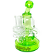 AFM Glass - The Octopus Recycler - 6" Green Dab Rig with Hole Diffuser Percolator