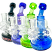 AFM Glass Octopus Recyclers in assorted colors with hole diffuser and 14mm joint