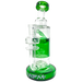 AFM Glass Power Incycler in Green, 8.5" with Slit-Diffuser Percolator, Front View